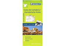 Španělsko: pobřeží Kantábrie (č. 143) mapa