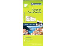 Španělsko: Asturie, Costa Verde (č. 142) mapa