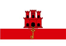 Vlajka Gibraltár